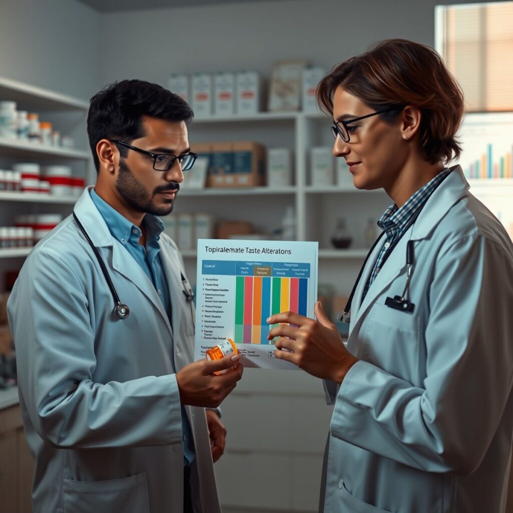 medicamento- Topiramato e alterações de paladar: Efeitos e Uso