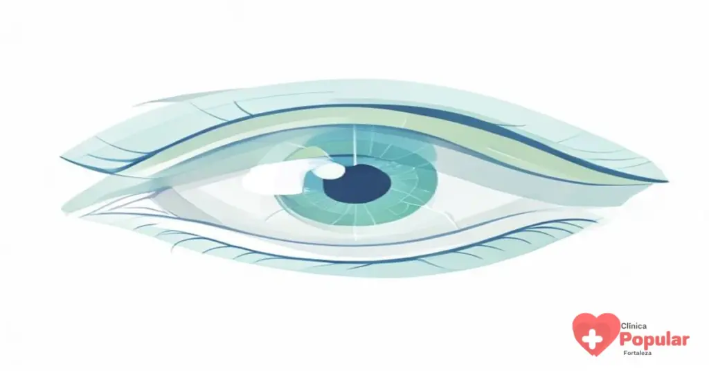 olhos grudados pós-operatório